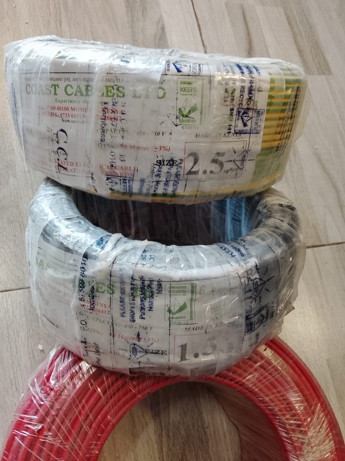 Coast Cable 2.5mm - Single Core