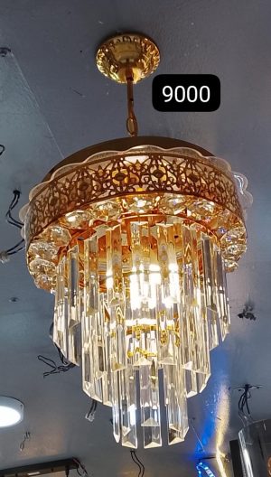 Imperial Gold Crystal Chandelier