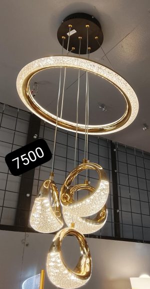 Luxe Halo Crystal Chandelier