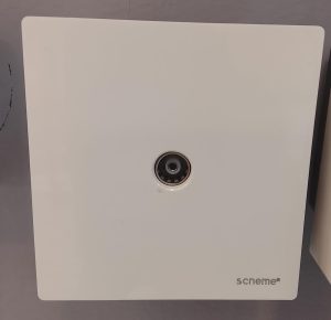 Scneme TV Aerial Socket