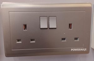 Double 13A Switched Socket Outlet