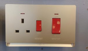 Cooker Control Unit with Socket