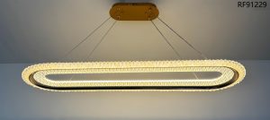 RF91229 – Oval Crystal Halo LED Chandelier